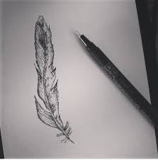 I used the best quality archival materials for this small drawing. Artstation Dotwork Feather Sarah Pringle