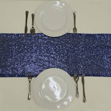 Maybe you would like to learn more about one of these? Stunning Duchess Sequin Table Runners Navy Blue