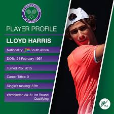 Lloyd harris men's singles overview. Wimbledon South Africa S Lloyd Harris Up Against Roger Federer Sapeople Worldwide South African News