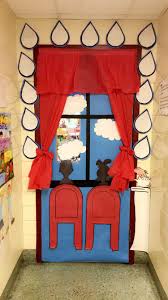 Dr Seuss Cat In The Hat Door Decoration For Read Across America Door Decorations Classroom Dr Suess Door Decorations Door Decorations