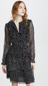 Jason Wu Small Dot Long Sleeve Dress Shopbop New To Sale Up To 70 Off Sale Long Sleeve Dress Dresses Jason Wu