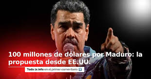 Presión extrema! 🚨😨 Esta es la propuesta desde EE.UU. por dar con el  paradero de Maduro. ⬇️🔴