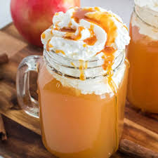 Do you like a salted infused punch cocktail? Warm Caramel Apple Cider Cocktail Real Housemoms