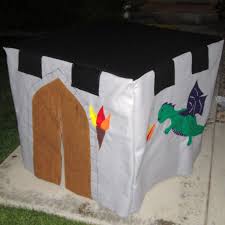 Castle Felt Card Table Fort 85 00 Via Etsy With Images Handmade Kids Forts Crafty