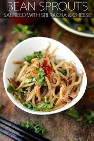 Bean Sprouts With Cheese And Sriracha Sauce Pickled Plum Food And Drinks Recipe Bean Sprout Recipes Bean Sprouts Healthy Recipes
