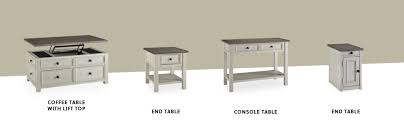 Whitewashed with weathered gray finished top. Amazon Com Signature Design By Ashley Bolanburg Lift Top Coffee Table Two Tone Off White Brown Furniture Decor
