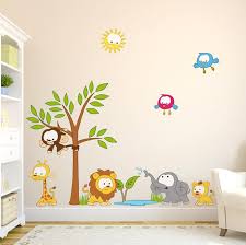 Jungle Wall Stickers For Kids And Nurseries Vinyl Impression