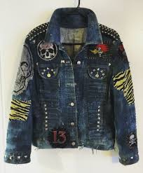 Rocker Denim Jackets From Chadcherryclothing Studded Denim Jacket Denim Jacket Denim Jacket Men