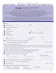 Omics biomarkers and early diagnostics. Fillable Online Professional Liability Insurance For Employed Optometrist Form Fax Email Print Pdffiller