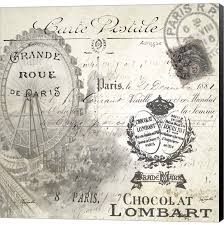 Metaverse All About Paris Ii By Tre Sorelle Studios Canvas Art Reviews Wall Art Macy S Vintage Labels Prints Vintage Paper