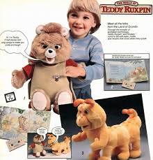 Teddy Ruxpin and friends from Sears Wishbook, 1986 - who else had one? :  rXennials