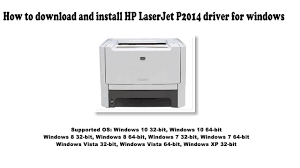 تحميل تعريف طابعة hp deskjet 1050a ويندوز 10. How To Download And Install Hp Laserjet P2014 Driver Windows 10 8 1 8 7 Vista Xp Youtube