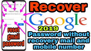 What can i do if i forgot my gmail account? How To Recover Google Account Without Phone Number And Recovery Email In 2019 Youtube