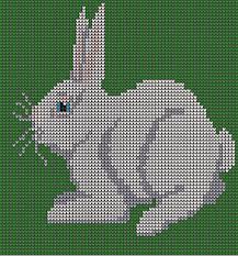 Little Bunny Knitting Charts Pattern By Melanie Nordberg