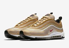 Nike Air Max 97 Black And Metallic Gold Nike Air Max 97 Ultra 17 Metallic Gold 918356 700 Sneakernews Com Nike Air Max 97 Nike Air Max Air Max 97