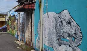 It located in the north part of melaka state. Lukisan Mural Penambah Seri Alor Gajah