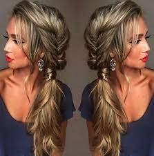 Wedding Hairstyles Bride Simple Wedding Hairstyles For Medium Length Side Ponytail Hairstyles Hair Styles Long Hair Styles