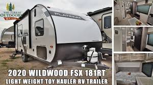 2020 forest river toy hauler. 2020 Forest River Wildwood Fsx 181rt Lightweight Toy Hauler Travel Trailer Rv Camper Colorado Dealer Youtube