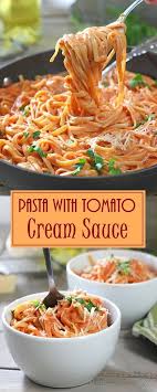 Nudeln Mit Tomaten Sahne Sauce Nudeln Mit Tomaten Tomatensahnesauce Gesunde Nudelgerichte