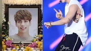 April 8, 1990 — ✝ december 18, 2017), born kim jonghyun (김종현, 金鐘鉉), is a south korean singer, songwriter, composer, producer, and former radio personality. Mengapa Tak Ada Yang Sadar Jonghyun Shinee Ternyata Sudah Lama Depresi Tato Ini Buktinya Tribun Jabar