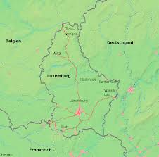 Luxembourg second (official) | studio ben. Map Of Luxembourg Railway Services Worldofmaps Net Online Maps And Travel Information