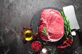 Maybe you would like to learn more about one of these? Raw Beef Steak On Black Background With Cooking Ingredients Stock Photo Picture And Royalty Free Image Image 97855901