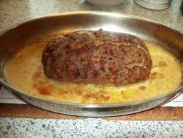 Hackbraten Mit Steinpilzen Und Rahmsosse Rezept Rezept Rahmsosse Rezept Rezepte Hackbraten