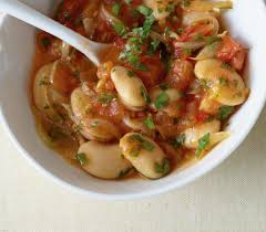Geschmorte Riesenbohnen Rezept Rezepte Lebensmittel Essen Vegetarisches Essen