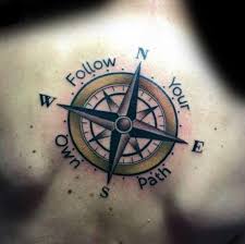 Über 80% neue produkte zum festpreis. 50 Simple Compass Tattoos For Men Directional Design Ideas