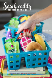 When we take a shower caddy outside of its natural habitat, we see that it can do so much more. Snack Caddy For Kids Smart School House