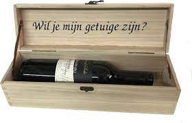 Ik kijk naar zijn mond. Bol Com Wijnkist Wil Je Mijn Getuige Zijn Bruiloft