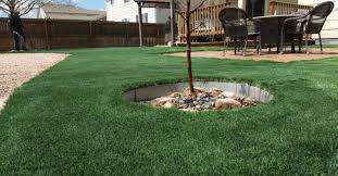 The paving is now compacted using a vibrating plate compactor (wacker plate). False Statements About Installing Artificial Grass Around Trees Artificial Grass Turf Warehouse