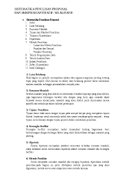 May 11, 2019 · proposal skripsi penuh merupakan bentuk proposal skripsi dengan susunan dalam bentuk bab, dengan sistematika penulisan dimulai dari bab 1, bab 2, bab 3 hingga daftar pustaka. Doc Sistematika Penulisan Proposal Dan Skripsi Kuantitatif Kualitatif Kristian Aw Academia Edu