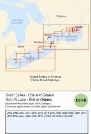Enc Nautical Chart Great Lakes Ontario Erie
