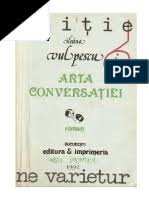 Bianca a scris si ea despre arta conversatiei aici. Ileana Vulpescu Arta Conversatiei