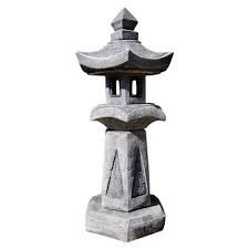 Wifash Pagode Decoration De Jardin Lanterne Lampe Japonaise Importee De Thailande 10530 Lampe Japonaise Decoration Jardin Lampe