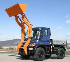 Unimog With Front Loader Mercedes Lkw Traktoren Lkw