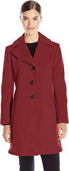 Larry levine vintage trench coat. Amazon Com Larry Levine Women S Single Breasted Notch Collar Wool Coat Clothing