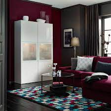 Grey can provide a striking. Ikea Us Furniture And Home Furnishings Ikea Living Room Burgundy Living Room Living Room Color