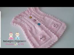 Bebek Yeleklerinin Cok Begenilen Burgulu Yelek Modelini Ogrenmeye Hazir Misiniz 2 3 Yas Bebekl 2020 Baby Knitting Patterns Tig Isi Bebek Bebek Elbise Ogreticileri