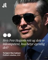 Hva er inkompetanse, spør politisk redaktør i E24, Torbjørn Røe Isaksen i  denne kommentaren. Lenke i kommentarfelt.