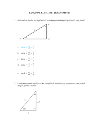 Simak video pembelajaran materi trigonometri berikut, contoh soal menentukan luas segitiga dengan men. Bank Soal Trigonometri Flip Ebook Pages 1 9 Anyflip Anyflip