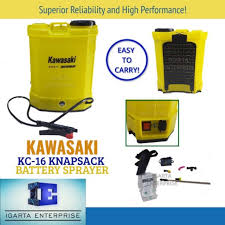 This is a very powerful sprayer and can be heavy if full of water. Kawasaki Kc16 Knapsack Power Sprayer Battery Operated Shopee Philippines