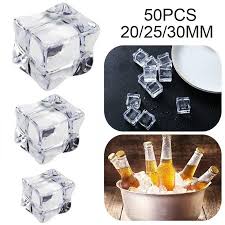 Reusable ice cubes can be made out of a wide range of materials, though the most common are plastic and steel. 50pcs Clear Fake Crushed Ice Rocks Ice Cubes Acrylic Vase Fillers Ice Cube Set Buy From 7 On Joom E Commerce Platform