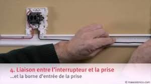 Installer Une Prise Commandee Par Un Interrupteur Youtube