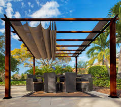 Shop our outdoors department to customize your gazebo collection today at the home depot. Paragon Outdoor Aluminium Pavillon Gazebo Florida 11x11 Dunkelbraun 350x350 Cm Mygardenhome