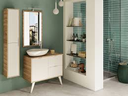 Relax in un bagno moderno. Mobile Bagno Milu 90 Cm 2 Gambe A Terra Con Toppino E Specchio Iperceramica