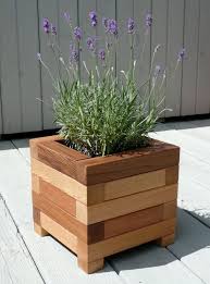 Square Red Cedar Planter Box Diy Wooden Planters Diy Planters Diy Planter Box