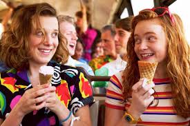 A newcomer to the party , she is the girlfriend of lucas sinclair , and the best friend of mike wheeler , eleven jane hopper , dustin henderson , and will byers. Stranger Things Turned The Makeover Trope On Its Head