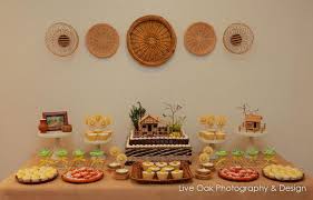 Birthday Food Ideas For Adults Pinoy Filipino Birthday Party Ideas Photo 24 Of 24 Dessert Table Filipino Food Party Bahay Kubo